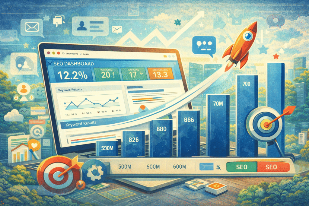 SEO strategy planning in Bangladesh with keyword research and website optimization