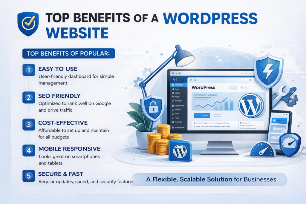 WordPress Website Development in Bangladesh cost infographic
