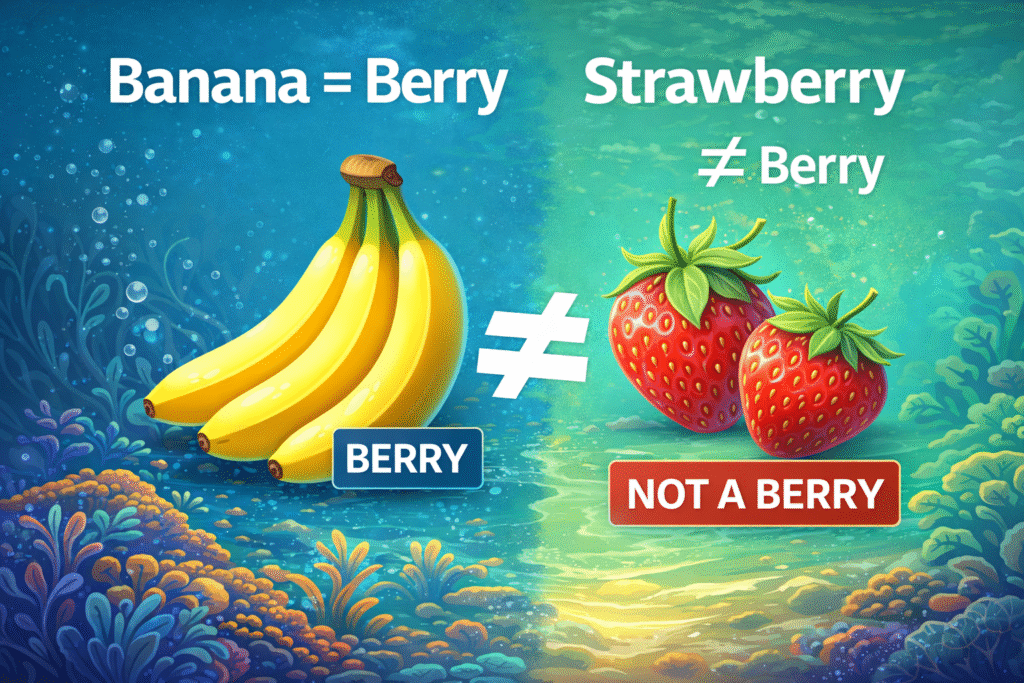 fascinating facts about the world banana is a berry