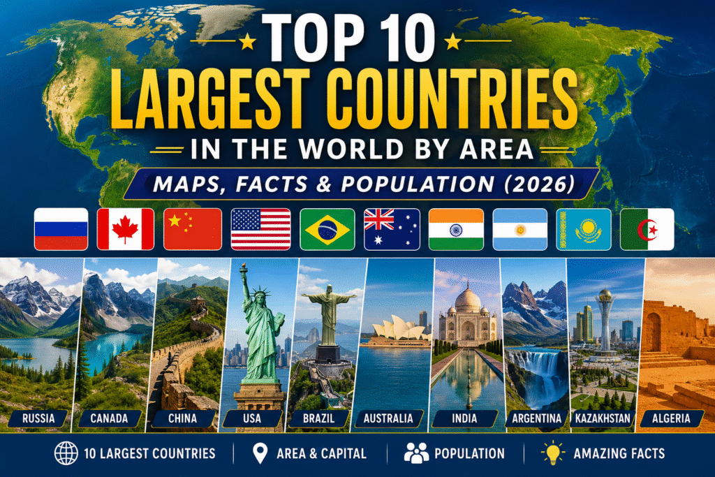 10 Largest Countries of the world