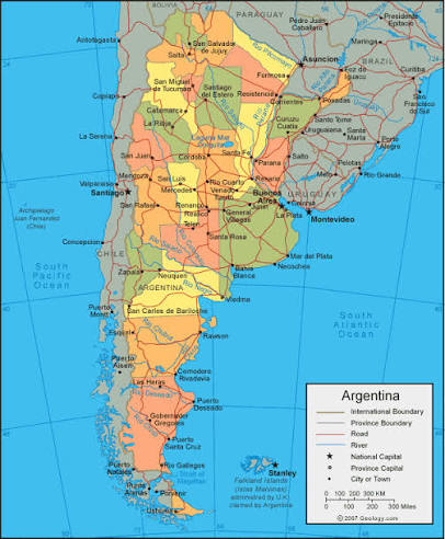 Argentina Map