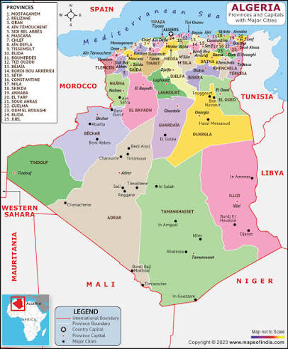 Algeria Map